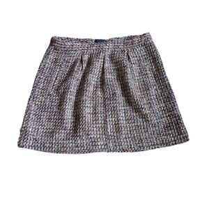 Gap Pleated Mini Skirt Pockets Lined Soft Zip Business Academia Y2K Preppy
